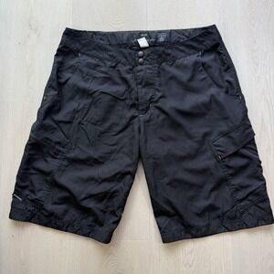 Fox Racing Cargo Cycling Shorts Mens 38 Black Lightweight MTB Trail Pockets
